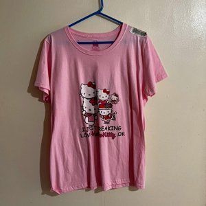Pink Hello Kitty T shirt